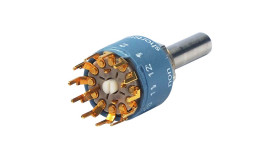 Rotary wafer switch Solder-In Pins 1P 12