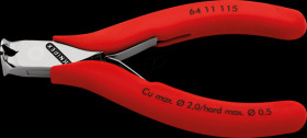 64 11 115 Electronics end-cutting nippers, 115 mm