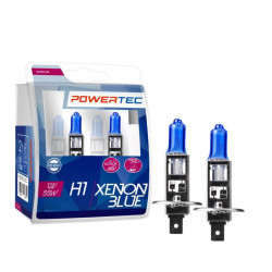 Żarówka H1 12V Xenon Blue 55W PowerTec Duo 2 Sztuki 6000K