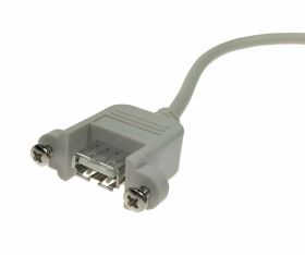 Gniazdo USB typ A montowane na panel