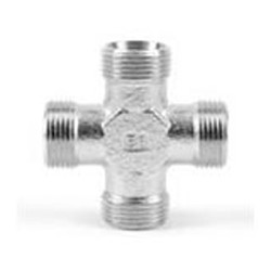 Złączka hydrauliczna, Złacze A: 24° stożkowe męskie, Złacze B: 24° stożkowe męskie