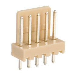 BKL 72640 5 Pin Header Straight 2.54mm Pitch 2A Brass Tin Plated