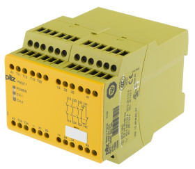 Przekaźnik bezpieczeństwa, kat. bezp.: 3, SIL: 3, PNOZ 1, styki bezp.: 3, Uz: 24 V ac, Pilz