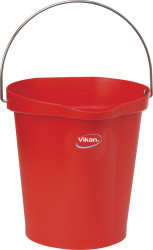 Hygiene Bucket 12 litre Red