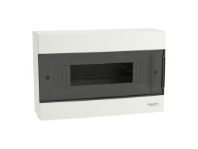 Rozdzielnica natynkowa 12 modułowa 1x12M drzwi transparentne IP40 Easy9 EU EZ9EU-1-12-NT-T EZ9EUC112 SCHNEIDER ELECTRIC