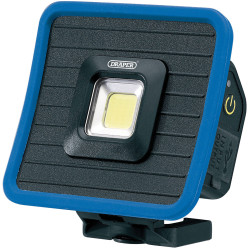 Draper 88595 COB LED R/charge. Mini FloodLight-PowerBank-10W 1000LM USB Cable