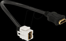 86328 Keystone module HDMI socket &gt; HDMI socket 250°