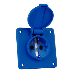 Gniazdo tablicowe jednofazowe Schuko 230V IP54 system niemiecki Typ F 7178 Bals BL7178