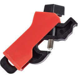 Blokada Miniaturowe blokady wyłączników Brady Czerwony zamki: 1