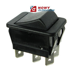 Przełącznik C1561ABBB OFF-(ON) kołysko.chwilowy czarny przycisk HQ