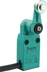 Łącznik L61 w obudowie aluminiowej, 1NO+1NC, dźwignia obrotowa z rolką metalową, T0-L61K13MEM121