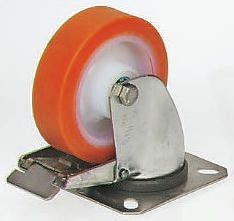 Koło samonastawne średnica kabla 150mm Płyta LAG 250kg wysokość całkowita 181mm