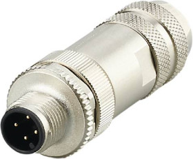 ifm Electronic E12261 Złącze niekonfekcjonowane czujnika/aktuatora E12261, piny: 4, 1 szt.