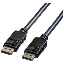 Roline 11.04.5982 DisplayPort Cable 2m Black Shielded Monitor Cable
