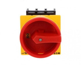 Rozłącznik 40A 3P natablicowy czerwono-żółta rączka z blokadą P1-40/EA/SVB 199894