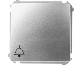 Simon Basic Przycisk /dzwonek/, szybkozłącza, stal inox BMD1.01/21