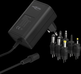 Plug-in power supply unit, 3-12 VDC, 0.6 A, 3.6 W, APS 300