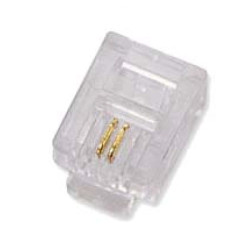 RJ11 wtyk telefoniczny 6p2c zaciskany na przewód