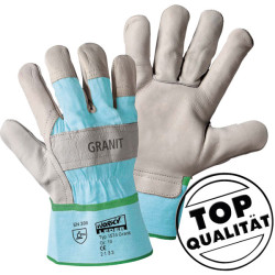 Worky 1574 Granit Cow Grain Leather Glove - Size 8