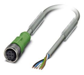 Przewód czujnik-siłownik ze złączem Złącze M12 liczba rdzeni 5 długość 1.5m Rodzaj A Żeńskie