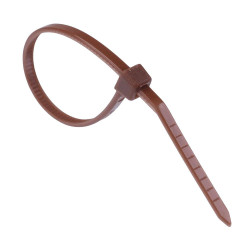 2.5mm x 100mm Brown Cable Tie - Pack of 100