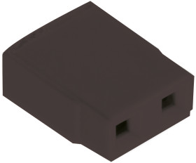 Mikroprzełącznik, Żeński, Prosty, Czarny, typ: Otwarta góra, 2-pinowe raster: 2.54mm, Złoto