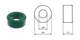 Pierścień ferrytowy 18x10mm h=7.3mm