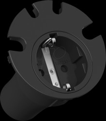 938.001 LOOP IN cable entry, black