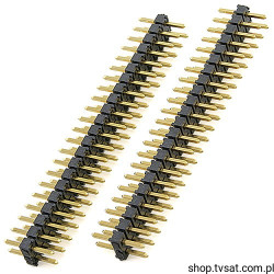 MTMM-122-03-G-D-120 Connector 2 x 22Pin Gold THT SAMTEC