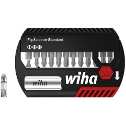 Wiha 39049 FlipSelector Bit Set, 13 Piece