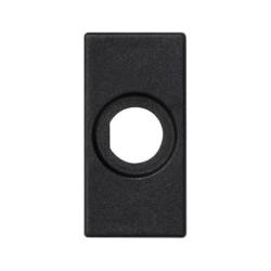 Simon Connect Płytka K45/2 22,5x45mm z otworem fi14mm czarny K103/14