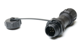 Przemysłowe złącze okrągłe 4-pinowe SP11 Układ szeregowy Gniazdo RS PRO Męski IP68 SP11