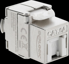 90706 Keystone Module RJ45 jack to LSA Cat.6a, shielded