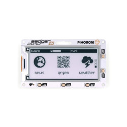 Badger 2040 W - moduł z wyświetlaczem ePaper i Raspberry Pi Pico W + akcesoria