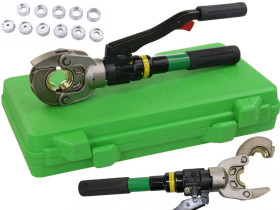 Praska hydrauliczna z matrycami 10-300 PH-60-CK/SET 10-300 mm2 / Zaciskarka 10-16-25-35-50-70-95-120-150-185-240-300mm2 / ZESTAW