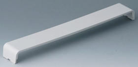 Enclosure strip, straight, ABS, (L x W x H) 258.9 x 35 x 23.9 mm, gray white, A0114370