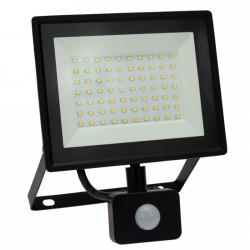 Halogen LED 50W NW NOCTIS LUX 3 230V IP44 Czarny, Czujnik ruchu