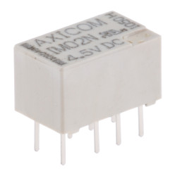 Przekaźnik sygnału, 4.5V dc, 2 A, DPDT, 2-polowy, montaż PCB, TE Connectivity IM