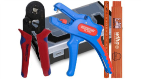 Zaciskarka Do Tulejek 0,25-10Mm2 / Ściagacz Izolacji Weicon 0,2-16Mm2 / Miara...