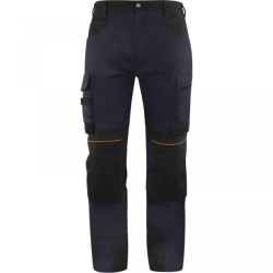 Spodnie robocze MACH 5 z bawełny/poliestru M5PA3STR, kolor: granatowo-czarny, rozmiar: XL / M5PA3STRMNXG