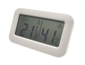 TERMOMETR + HIGROMETR LCD BIALY TJW-01