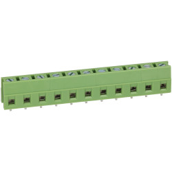 TruConnect 212961 11 Way 15A 300V Rising Clamp Terminal Block 7.5mm