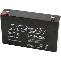 XCell XCEXP76 XCell XP 7 - 6 6V AGM Lead-Acid Battery Maintenance-Free
