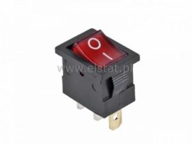 Przeł. kołys. podśw. 12V 3pin ( mały )