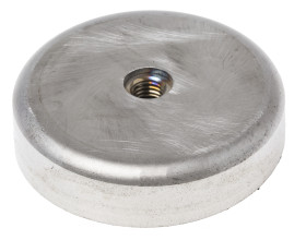 Podstawka antywibracyjna M10 średnica 80mm wysokość całkowita 25mm wysokość stopki 35mm