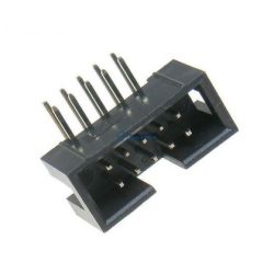 złącze IDC 2,54mm 10p męskie, w druk, kątowe KANDA