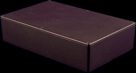 Aluminum die cast enclosure, (L x W x H) 275 x 175 x 62 mm, black (RAL 9005), IP54, 1550JBK