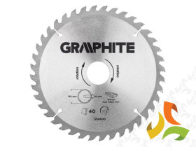 Tarcza do pilarki widiowa 185 x 30 mm 40 zębów 55H600 GRAPHITE