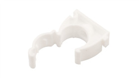 Uchwyt Zamykany Bezhalogenowy Do Rur Gładkich Uzhf 20 Biały 68331 /100Szt./