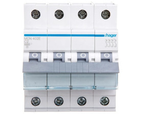 Wyłącznik nadprądowy 4P C 2A 6kA AC MCN402E